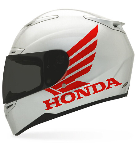2 Honda pegatina para casco calcomanía motocicleta partes dot shoel arai bell