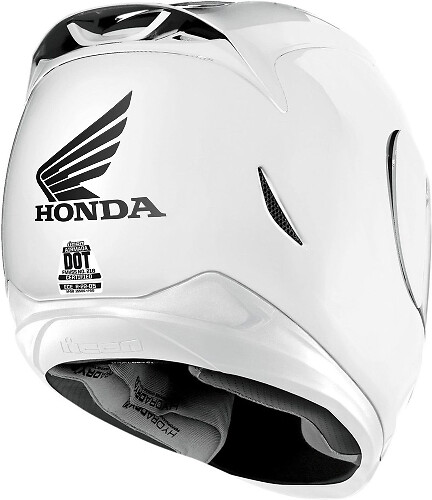 Calcomanía de vinilo para casco de motocicleta Honda Wing