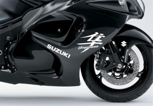 Adhesivo blanco Suzuki hayabusa moto para carenado decal moto