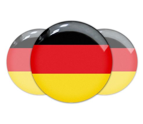 3 uds Alemania bandera alemana cúpula emblema calcomanía pegatinas BMW Mercedes Porsche VW