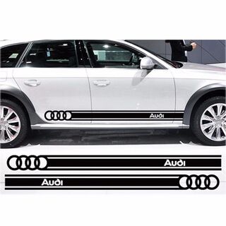 Calcomanías para el cuerpo de Beltline, pegatinas para coche, decoración personalizada para el logotipo de Audi