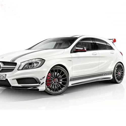 Kit completo de calcomanías de vinilo de franjas de carrera para Mercedes-Benz A45 AMG