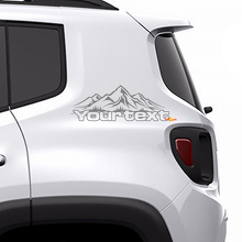Calcomanías de Vinilo Montañas para Cuarto Trasero para Jeep Renegade 2