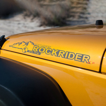 Calcomanías de vinilo para capó Mountain Rockrider para Jeep Wrangler JK JKU_2