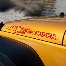 Calcomanías de vinilo para capó Mountain Rockrider para Jeep Wrangler JK JKU_3