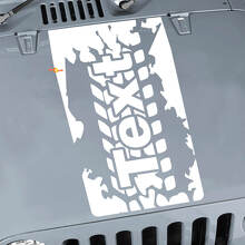 Adhesivo de Vinilo para Cofre con Dibujo de Banda de Rodadura para Jeep Wrangler JK JKU LJ TJ_2