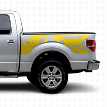 Vinilo adhesivo lateral trasero estilo 4x4 Off Road para camión Musclecar 2010-2020_2