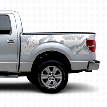 Vinilo adhesivo lateral trasero estilo 4x4 Off Road para camión Musclecar 2010-2020_3