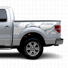 Vinilo adhesivo lateral trasero estilo todoterreno FX4 4x4 para camioneta musclecar 2010-2020_5