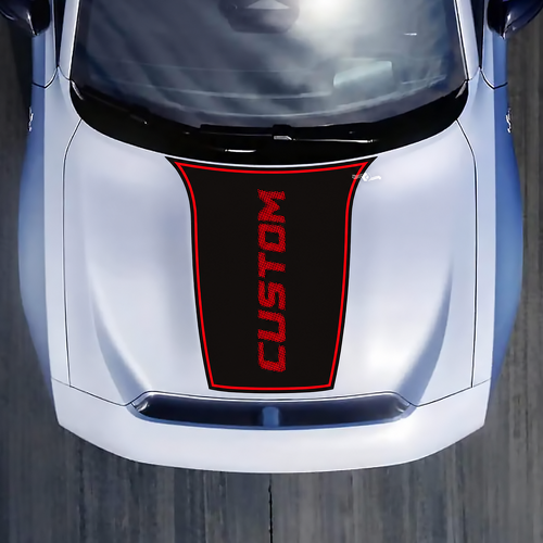Vinilo personalizado para capó con adhesivo para Dodge Charger Electric