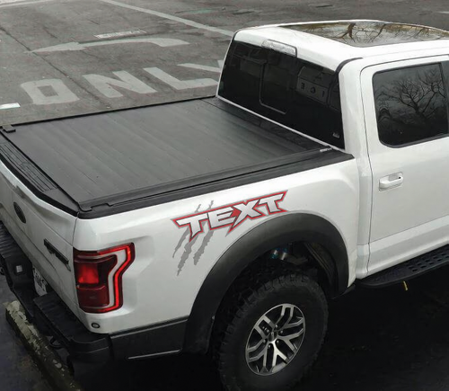 Calcomanía adhesiva personalizada con gráficos laterales para caja para camión Musclecar power truck 2017