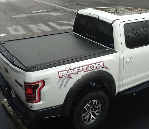 Ford F150 Raptor 2017 logo etiqueta lateral de la cama gráficos calcomanía