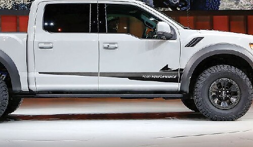 Ford F-150 Raptor gráficos lateral raya calcomanía retro Ford Performance