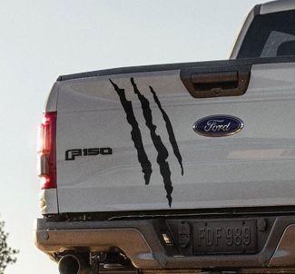 Ford F150 Raptor 2017 cama portón trasero garra calcomanía gráfica calcomanía