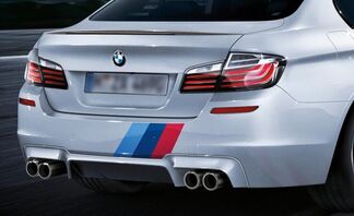BMW M rayas de color Rally tronco trasero Racing Motorsport vinilo adhesivo adhesivo
