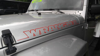 2 unids Nuevo Wrangler Hood Side Decal Graphic Jeep Wrangler Rubicon Sahara Cualquier color
