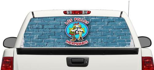 Los Pollos Breaking bad Rear Window Decal Sticker Pick-up Truck SUV Car 3