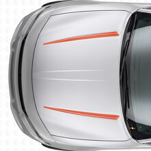 Vinilo Adhesivo de Raya Doble en Capó para Dodge Charger 2015-2026_4