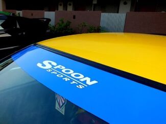 Spoon Sports - Adhesivo para parabrisas delantero, ventana, parasol, equipo