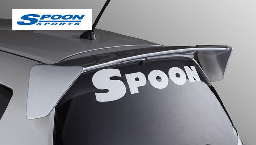 Spoon Sports NEGRO W800mm Windowshield Team Sticker Decal