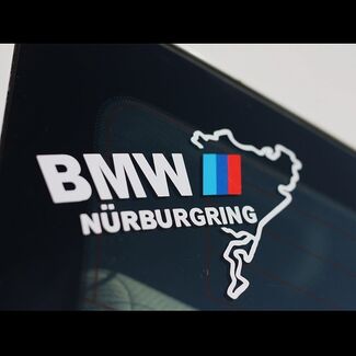 Calcomanía adhesiva para parabrisas y ventana de coche BMW Racing Sport de Nurburgring
