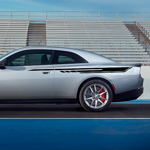 Striegas de calcomanías de panel lateral para Dodge Charger Electric
