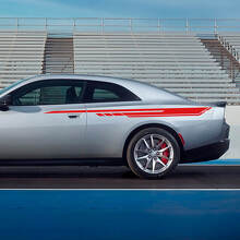 Striegas de calcomanías de panel lateral para Dodge Charger Electric
 3