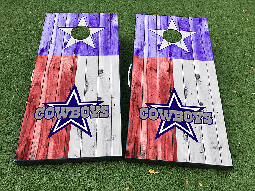 Juego de Pegatinas de Vinilo para Tablero de Cornhole Estilo Dallas Cowboys
