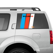 Pegatina de calcomanía de vinilo Nismo Heritage Stripes para Nissan Quarter Window
 3