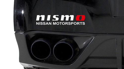 2 calcomanías de vinilo NISMO Nissan Motorsports Racing para GTR Altima 350Z 370Z