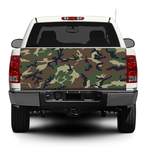 Calcomanía de camuflaje militar para portón trasero, pegatina para camioneta, SUV, coche