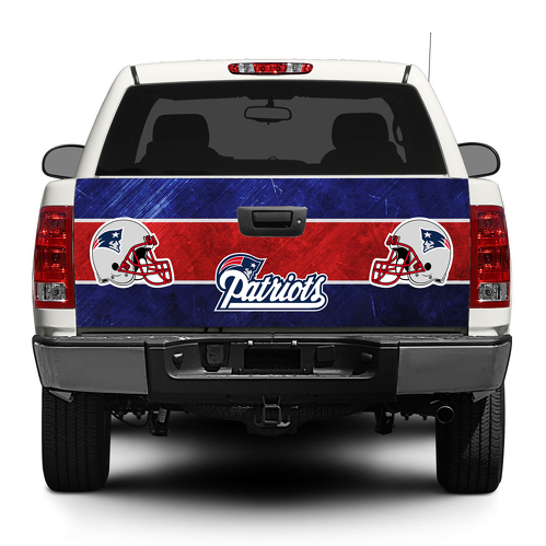 Calcomanía para portón trasero de fútbol de New England Patriots, pegatina para camioneta, SUV, coche