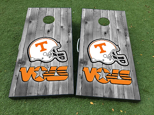 Pegatinas de vinilo para tablero de cornhole con casco de fútbol americano Tennessee Vols