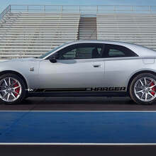 Tiras adhesivas de vinilo para paneles laterales del Charger para Dodge Charger Electric_3