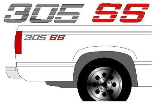 305 Ss Chevrolet Chevy Truck Calcomanías de cabecera con opciones de color