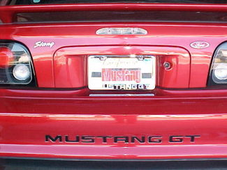 94-98 Mustang Gt V6 Letter Inserts Calcomanías Letras de parachoques Pegatinas con licencia de Ford