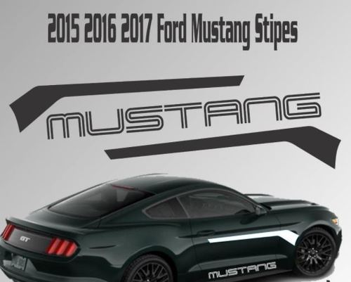 2015 2016 2017 Ford Mustang Stripe vinilo calcomanía pegatina GT 5.0 Coyote Racing Kit