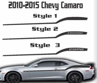 2010 2011 2012 2013 2014 2015 - 2020 Chevy Camaro Racing Stripe calcomanía gráfica Chevrolet