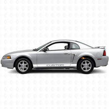 Kit de calcomanías de vinilo personalizadas para la franja del panel lateral para Musclecar Mustang 1994-2004_2