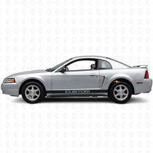 Kit de calcomanías de vinilo personalizadas para la franja del panel lateral para Musclecar Mustang 1994-2004_3