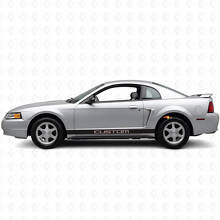 Kit de calcomanías de vinilo personalizadas para la franja del panel lateral para Musclecar Mustang 1994-2004_4