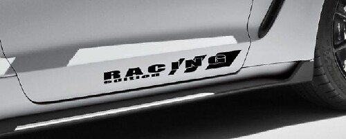 Juego de adhesivos de vinilo para faldón lateral Edición Racing para Musclecar Musclecarmodel