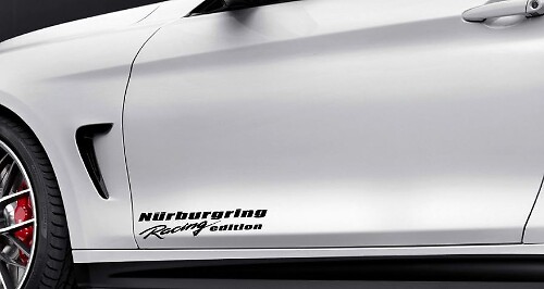 Juego de Vinilos en Lateral para Puerta Edición de Carreras Nurburgring para BMW