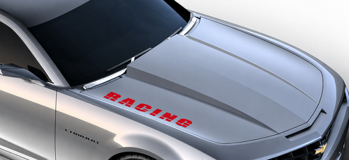 RACING Lettering — Adhesivo de vinilo (capó) para Chevrolet Camaro