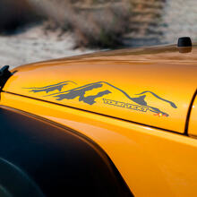 Calcomanía gráfica lateral para capó estilo montaña para Jeep Wrangler Rubicon Sahara_2