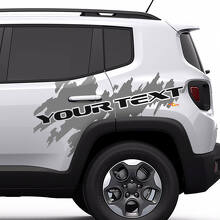 Calcomanía de vinilo con gráfico salpicado para Jeep Renegade Cherokee_2