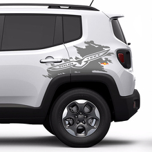 Calcomanía de vinilo con gráfico Hawk Splash para Jeep Renegade Cherokee Compass 2