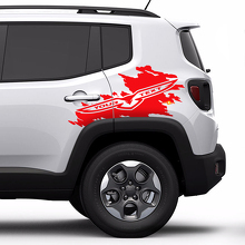 Calcomanía de vinilo con gráfico Hawk Splash para Jeep Renegade Cherokee Compass 3