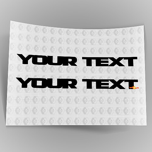 Pegatinas de vinilo con letras para guardabarros, calcomanías para Jeep Wrangler