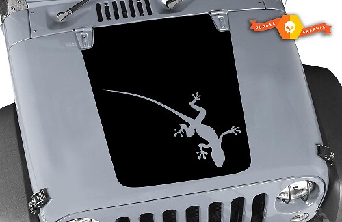 Vinilo adhesivo para capó Blackout Lizard para Jeep Wrangler